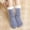 Blue, variant on Tawop Womens Slippers Warm Fallen Thick Velvet Socks Thermal Leisure Home Blue Free Size