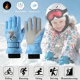 thumbnail image 2 of DHFJKG Kids Children Ski Gloves Winter Waterproof Insulated Warm Snow Gloves For Snowboarding Sledding Thermal Childlike Mitten, 2 of 5