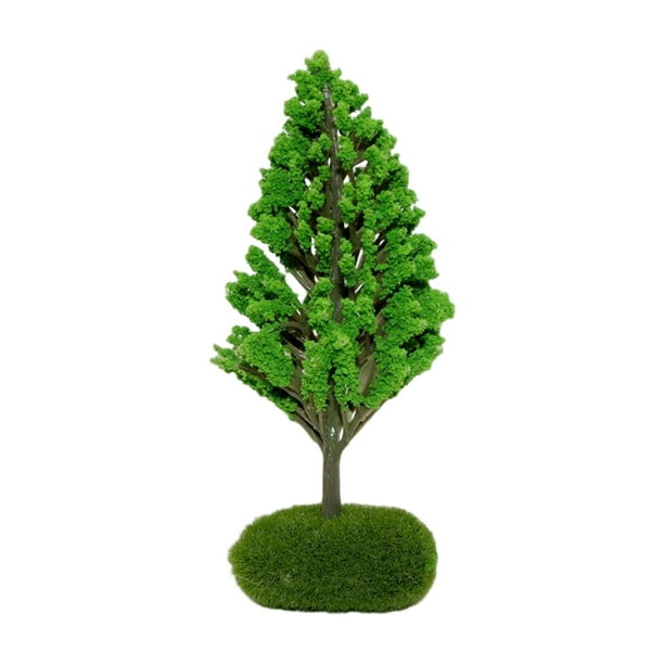 Árboles modelo DIY Accesorios para casa de muñecas Jardín de hadas en miniatura Árbol para la vida 125 cm x 5 cm
