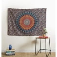 thumbnail image 3 of Pop Popular Handicrafts Queen Hippie Mandala Bohemian Psychedelic Intricate Floral Design Indian Bedspread Magical Thinking Tapestry, 3 of 5