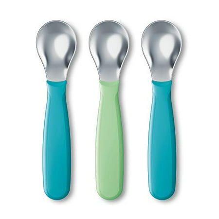 

NUK Kiddy Cutlery Spoons 3 Pack 18+ Months Blue & Green