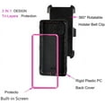 thumbnail image 7 of GoldCherry Phone Case for Samsung Galaxy A51 6.5 Inch,Women Men Girls BoysHeavy Duty Full Body Protection Case Cover with Swivel Belt Clip and Kickstand for Samsung Galaxy A51 6.5 Inch (Pink), 7 of 7