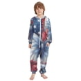 thumbnail image 2 of Butterfly and Flowers One Piece Pajamas Soft Jumpsuit Cozy Sleep and Play Romper Zipper and Pockets 13-14Y, 2 of 8