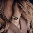 thumbnail image 3 of Jessica Simpson Diamond Collection Women Watch, Classic Quartz, Metal Band, Round Faceted Crystal Face, Elegant Dress Watch for Women, 3 of 6