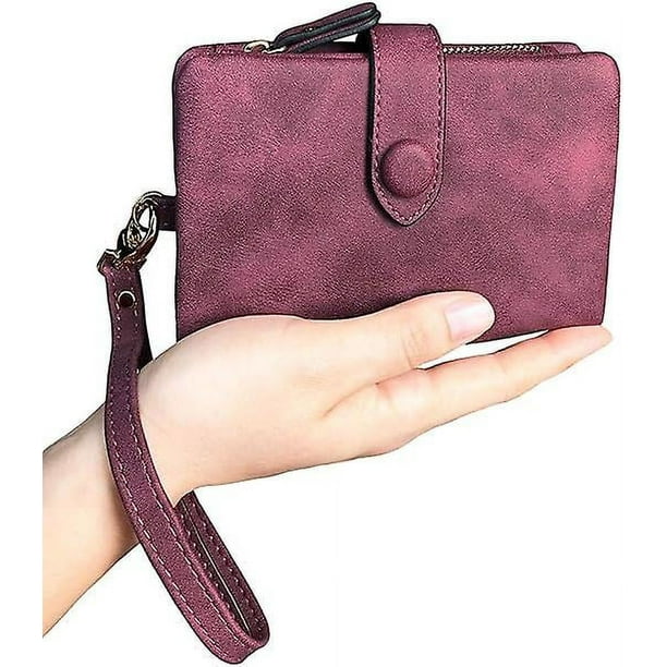 Cartera Minimalista Mujer Con RFID - 13 Ranuras Y Bolsillo Monedero