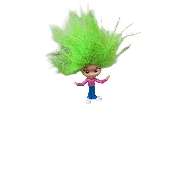troll green hair