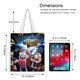 thumbnail image 5 of Gravity Falls Bolso de tela con estampado de lienzo para mujer, bolsa de compras reutilizable y estética, con cremallera interior, regalo para mujer,38*45cm., 5 of 6