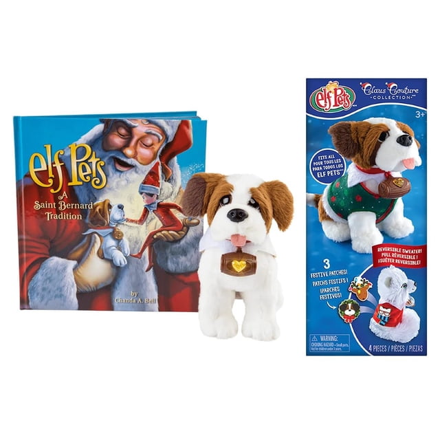 Set de Elfo Mascota San Bernardo de El Elf en la Repisa