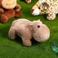 thumbnail image 4 of 12 piezas de mini animales de peluche del bosque, juguetes de peluche de animales de la selva en 4,8 pulgadas, lindo elefante de peluche, león, jirafa, tigre de peluche para fiestas temáticas de, 4 of 5