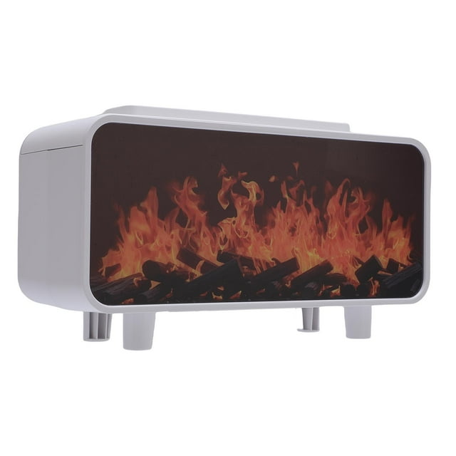 Difusor De Aromaterapia De 7 Colores, Humidificador De Luz De Llama Simulada Para La Sala De Estar Dormitorio De La Oficina