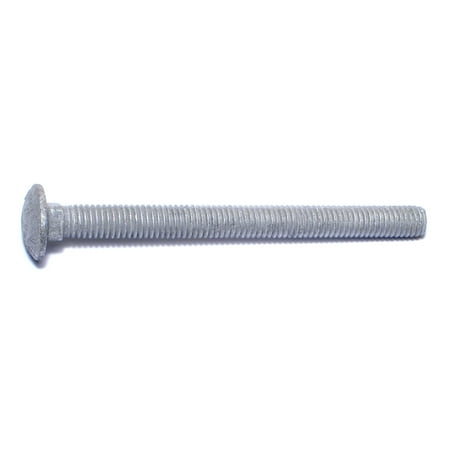 

3/8 -16 x 4-1/2 Hot Dip Galvanized Grade 2 / A307 Steel Coarse Thread Carriage Bolts CBS-505