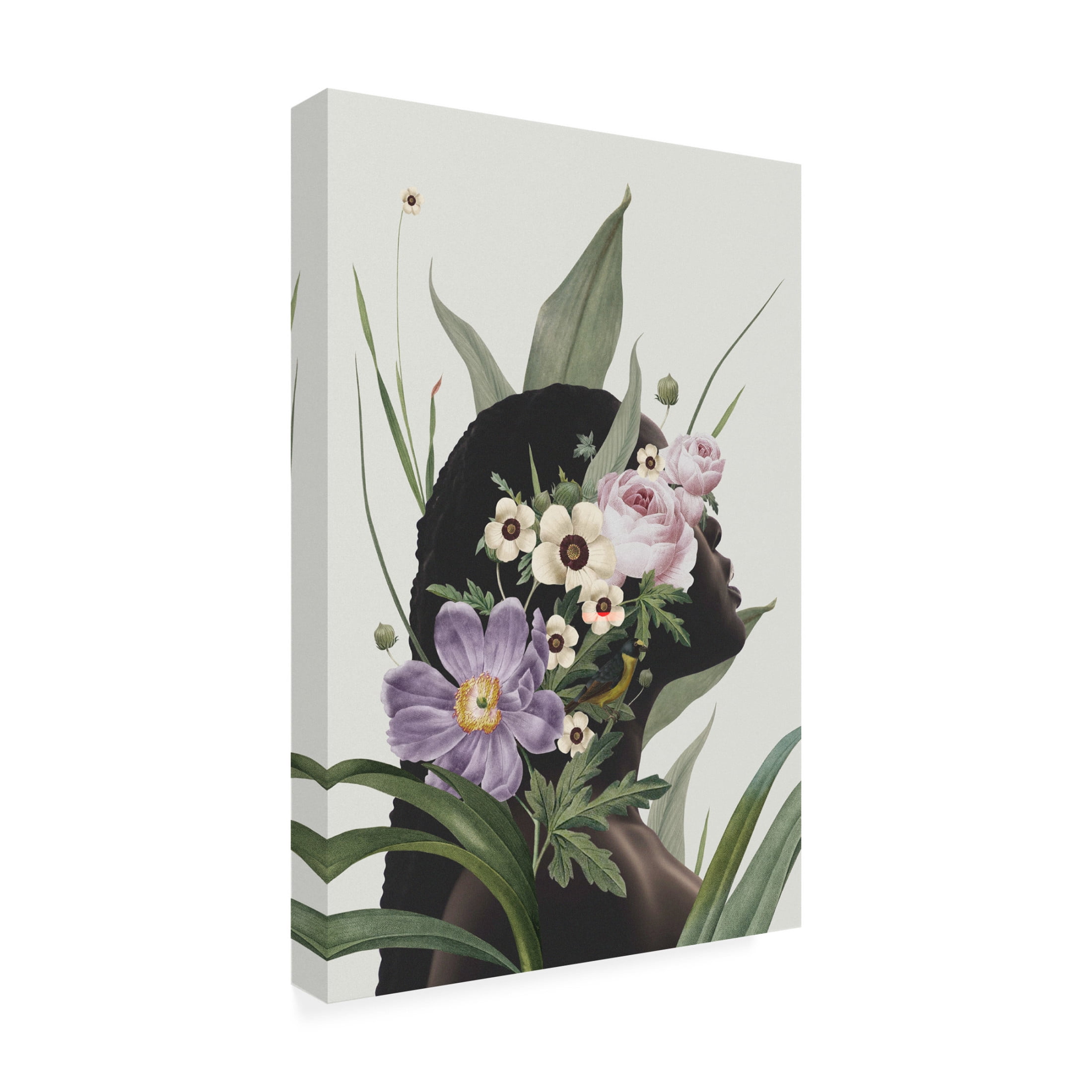 Trademark Fine Art Frida Floral Studio Purple flower Canvas Wall Art