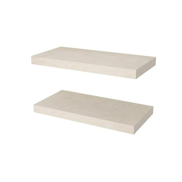 Bestar Lightweight Floating Shelf Set, What Wood To Use For Floating Shelves