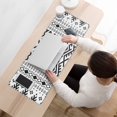 thumbnail image 3 of Long Mouse Pads for Desk,Black Geometric Striped Pattern Desk Mats on Top Of Desks, Desk Mouse Pad Extra Large with 3mm Non-Slip Base and Stitched Edge for Gaming,Office,Work,Home 31.5"x11.8", 3 of 6