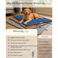 thumbnail image 6 of Portable Waterproof Foldable Outdoor Dog Bed Mat, Machine Washable Padded Pet Travel Blanket for Medium Large Dogs Indoor Camping Car, 6 of 6