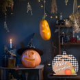 thumbnail image 5 of Letrero de decoración de otoño, repisa de chimenea y centro de mesa de calabaza de hola - Decoración de cuadros antiguos de madera de búfalo, 5 of 5
