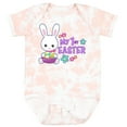 thumbnail image 3 of Inktastic My 1st Easter with Bunny and Easter Basket Girls Baby Bodysuit, 3 of 5