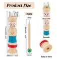 thumbnail image 4 of 3 Set French Knitter Colorful Spool Knitting DIY Knitting Spool with Needle Wooden Crochet Machine for Spool Knitting Loom DIY Crafts Making Starter Supplies, 4 of 8