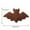 Brown, variant on Beautynvta Halloween Plush Pillow Decoration, Bat Shaped Throw Pillow Cotton Velvet Wool Decorative Cushion Pillow for Couch Sofa Bed Decoration