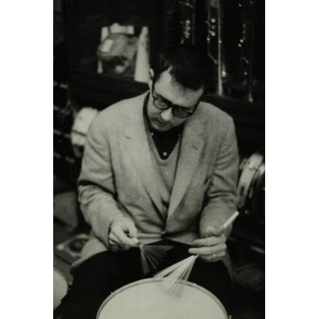 - Joe Morello, Drummer with the Dave Brubeck Quartet, 1950S Print Wall Art By Denis Williams