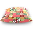 thumbnail image 4 of GZHJMY Christmas Elements Throw Pillow Cover 20 x 20 Inch, Soft Square Cushion Case for Home Couch Sofa Bedroom Car Farmhouse Decor Home Decor, 4 of 7