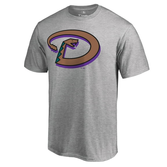 Men's Ash Arizona Diamondbacks Cooperstown Collection Forbes T-Shirt