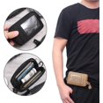 thumbnail image 2 of Belt Waist Wallets Coin Key Purse Pack Card Storage Pouch Rectangles Shape Phone Pack Waist Bag, 2 of 8