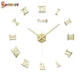 thumbnail image 2 of Spencer 15.75" x 04" Gold Analog Round Traditional Wall Clock, 2 of 6