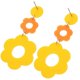 thumbnail image 2 of Flower Dangle Earrings for Women Lightweight Drop Earrings with Floral Design, Stylish Statement Jewelry for Any Occasion, 2 of 5