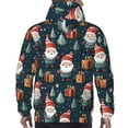 thumbnail image 7 of Wukai Cute Santa Claus Gift Print Men Hoodies Fleece Sweatshirts Long Sleeve Sweaters Pullover Fall Outfits Winter Clothes-4X-Large, 7 of 7