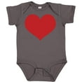 thumbnail image 3 of Inktastic Red Heart Valentine Boys or Girls Baby Bodysuit, 3 of 5