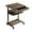 Taupe Wood, variant on CRXX Rolling Computer Desk with Drawer & Keyboard Tray, Mobile Laptop Desk Cart Standing Computer Workstation for Home Office, Gray
