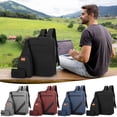 thumbnail image 1 of Bolso de hombro de gran capacidad para hombre con puerto USB de carga para viajes de negocios - Contiene portátil de 15,6 pulgadas, múltiples compartimentos y correa para equipaje, 1 of 6