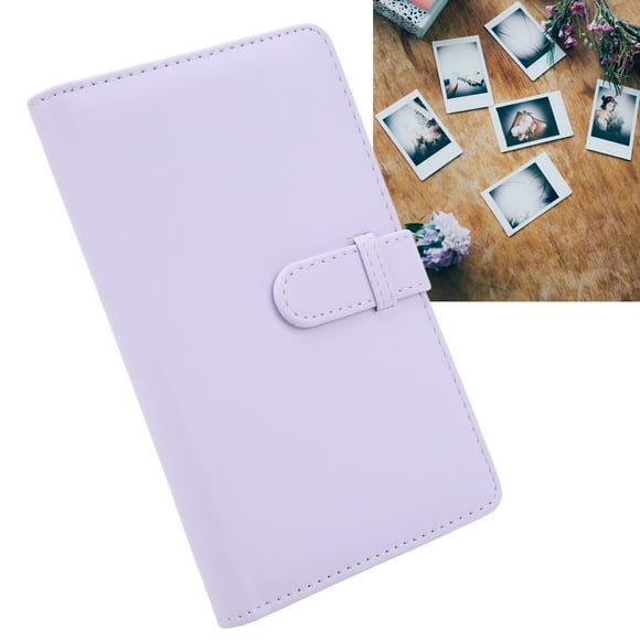 Álbum de Fotos de Gran Capacidad de 3 Pulgadas con 108 Bolsillos, Páginas Transparentes, Cubierta de Cuero Duradera, Para Fujimini y Otras Cámaras, Párlas ideales, ideales,