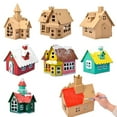 thumbnail image 2 of Juego de Kit de montaje interactivo hecho a mano Diy con forma de casa creativa de papel accesorios de montaje Diy para niños, 2 of 5