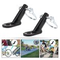 thumbnail image 3 of LOLIPPYY 2Pcs Iron Bike Trailer Coupler Attachment Black Trailer Hitch Connector for Secure Towing, 3 of 6