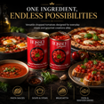 thumbnail image 6 of Rosso Gargano Chopped Tomatoes from Puglia - Italian Diced Tomatoes in Tomato Juice, GMO-Free, No Artificial Preservatives, Product of Italy, 14.1 oz (Pack of 6), 6 of 7