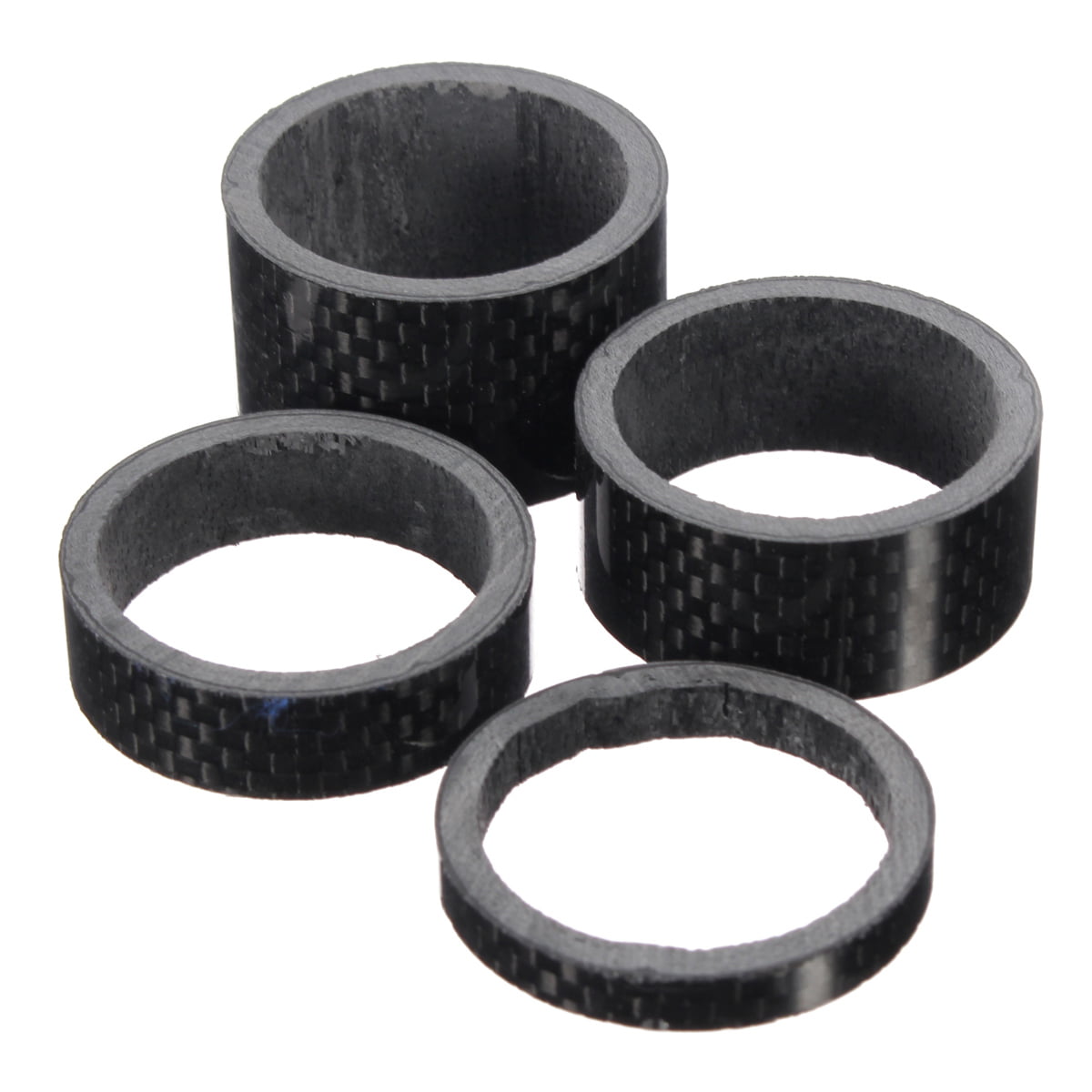 4 Piece Carbon Spacer 5//10//15//20mm One Set  Headset Spacer 1-1//8/"  Stem Bicycle