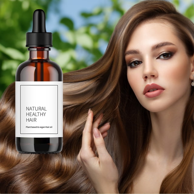 Aceite capilar curativo para cabello rizado, encrespado, dañado y seco. Para mujeres y hombres. Nutre. 59 ml. Esencia de agua.