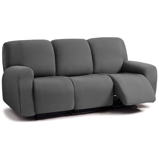 Funda de sofá ULTICOR Jacquard de 8 piezas para sillón reclinable de 3 plazas