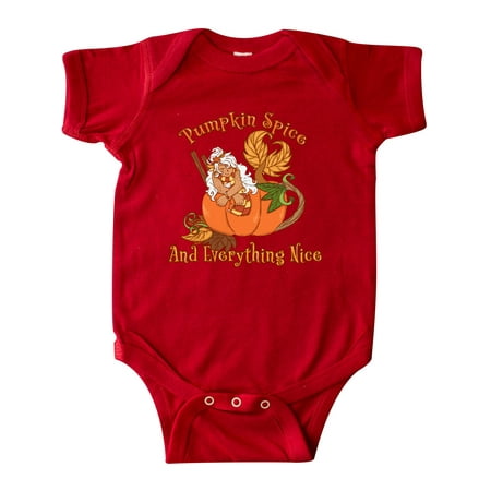 

Inktastic Pumpkin Spice and Everything Nice Mermaid in Pumpkin Gift Baby Boy or Baby Girl Bodysuit