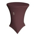thumbnail image 7 of LA Linen TCSpandex32Rx42H-BlueLightX18 Round Spandex Cover for Cocktail Highboy Table, Blue Light - 32 & 42 in., 7 of 7