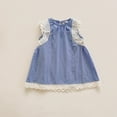 thumbnail image 2 of Robe Fille Tout-Petit Robe Douce Dessin Animé Robe d'Anniversaire pour Filles Robe de Princesse Vêtements d'Été pour Filles 3-4 Ans, 2 of 8