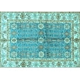 thumbnail image 1 of Ahgly Company Indoor Rectangle Oriental Light Blue Traditional Area Rugs, 7' x 10', 1 of 4
