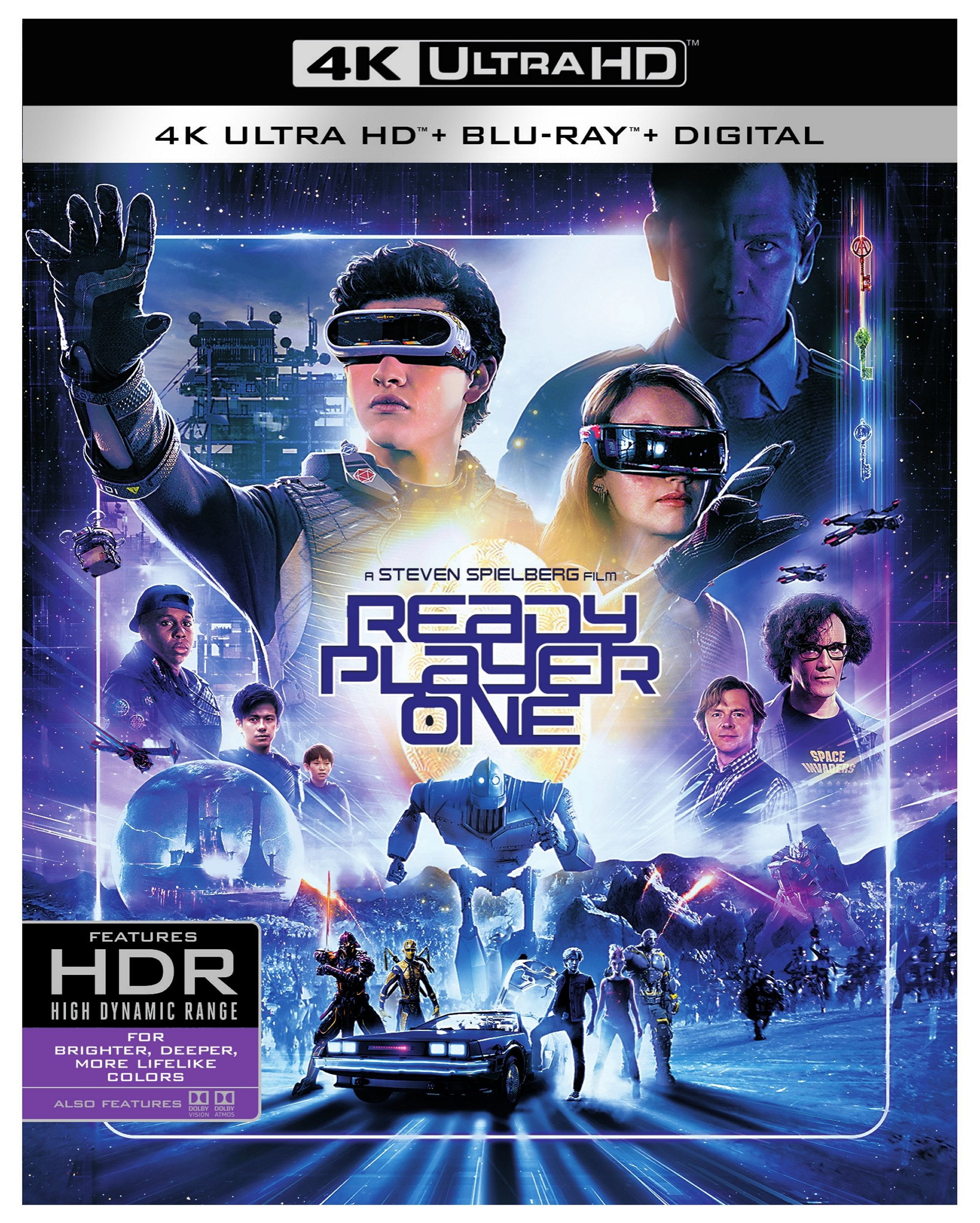 Ready Player One 4k Ultra Hd Blu Ray Digital Copy Walmart Com Walmart Com