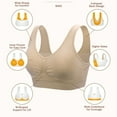 thumbnail image 6 of Coobie Women's Seamless Full Coverage Comfort Bra 9060, Light Nude, Small, 6 of 9