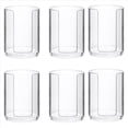 thumbnail image 1 of Dispensador de Vasos de Baño de 6 Piezas, Soporte para Vasos de de Almacenamiento en Encimera de 3 Onzas, Portavasos de Papel Desechables Pequeños de Plástico, 1 of 5