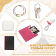 thumbnail image 6 of Wrist Wallet Wristband with Zipper, Cotton Wrist SweatBands Sports Absorb Sweat Wristbands & Black for Key Card, 6 of 7