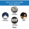 AmerTac 125 Lumens Warm White LED Ceiling Light with Motion Sensor