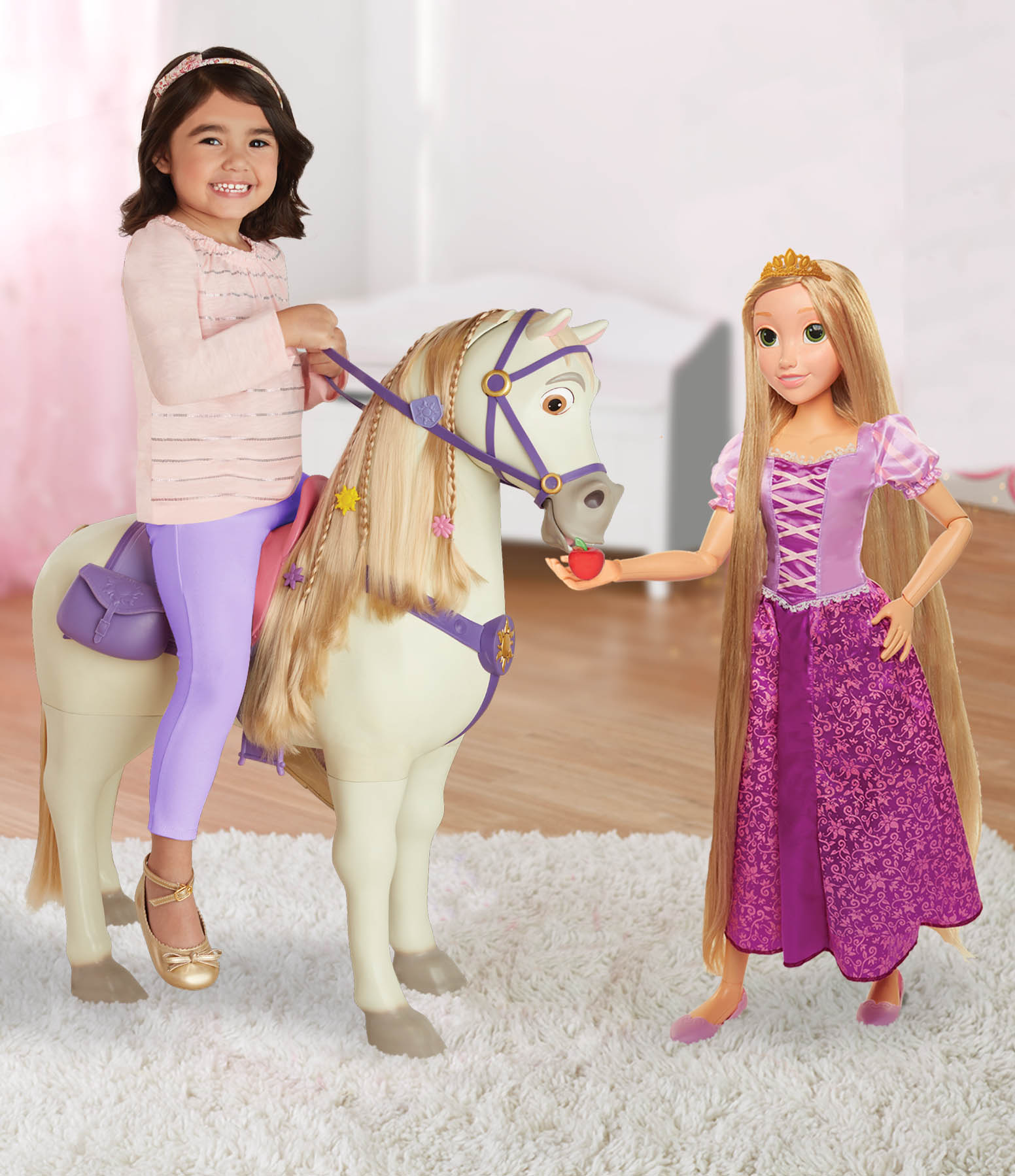 Disney Princess 32 inch Playdate Rapunzel Doll, for Children Ages 3+ - image 3 of 8